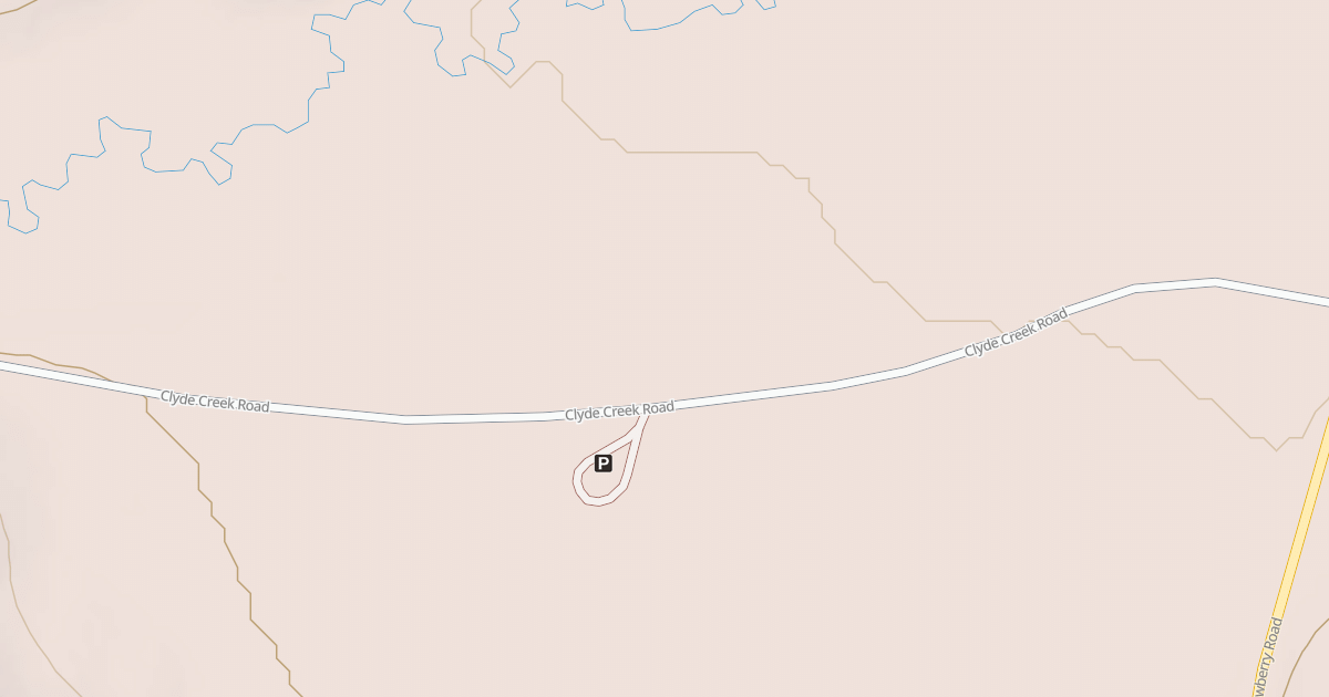 Map preview of Clyde Creek Loop Snomo Groomed