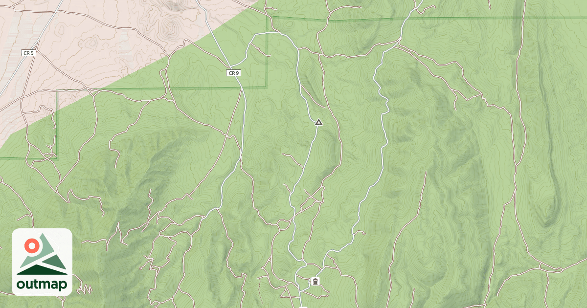 Map of BELMONT CUTOFF