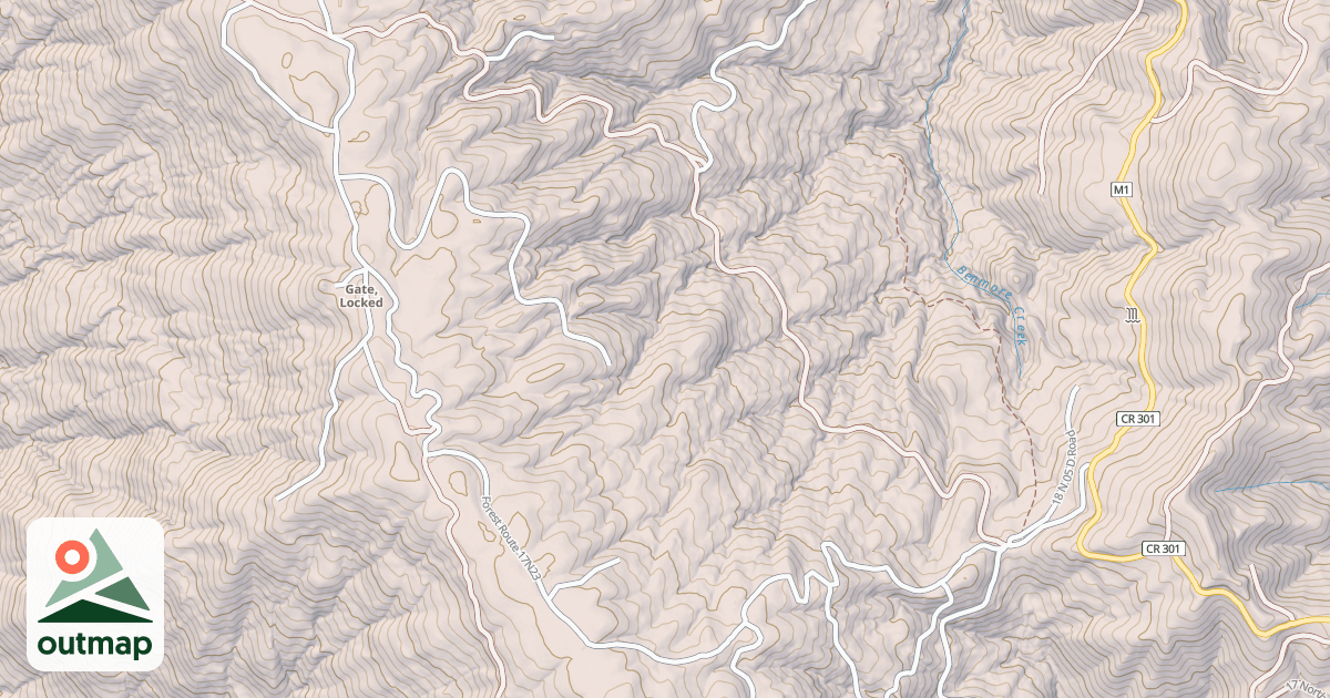 Map of PINE MONTGOMERY