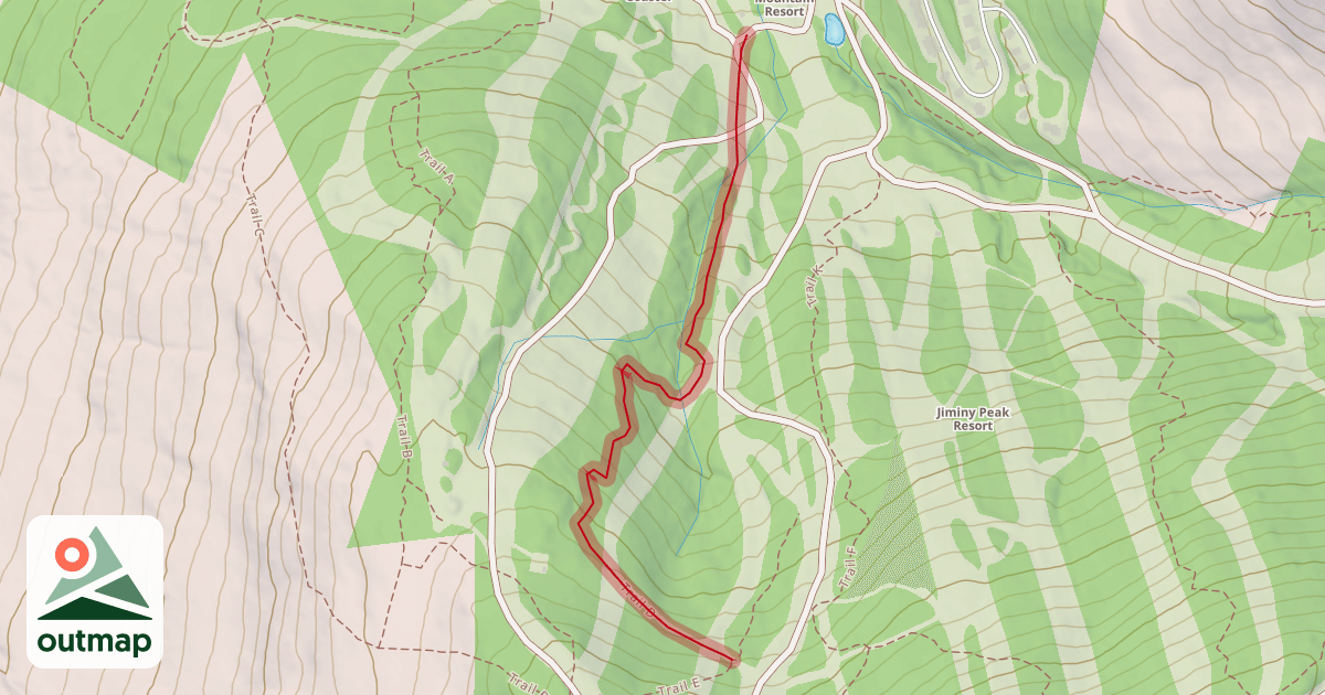 Map of Trail D