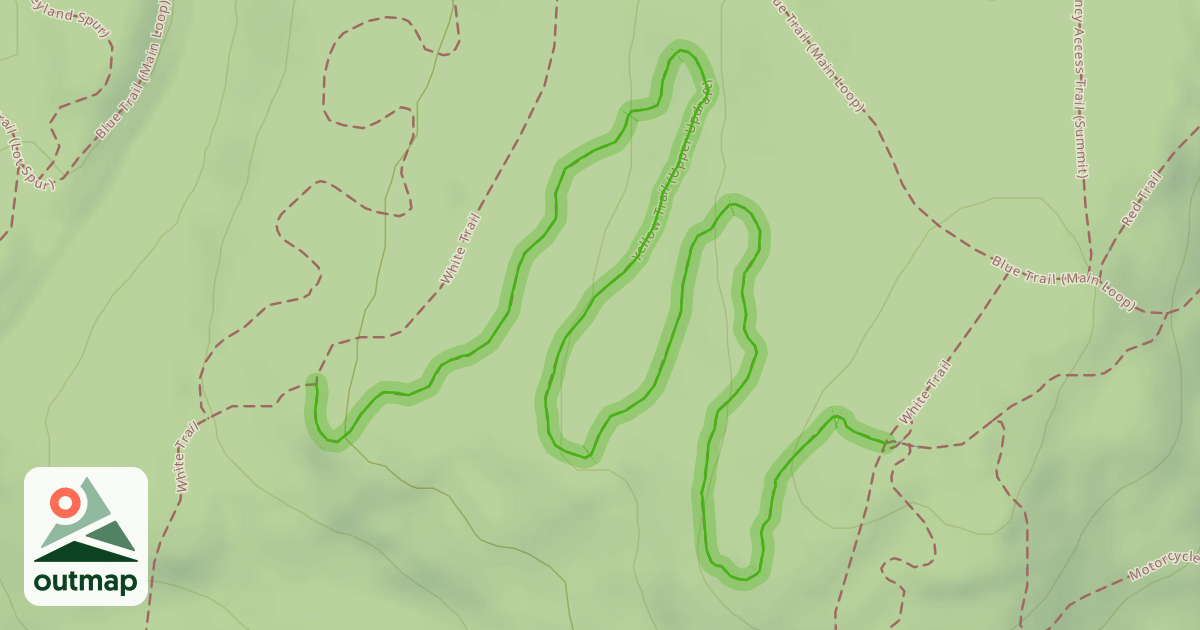 Map of Yellow Trail (Upper Updraft)