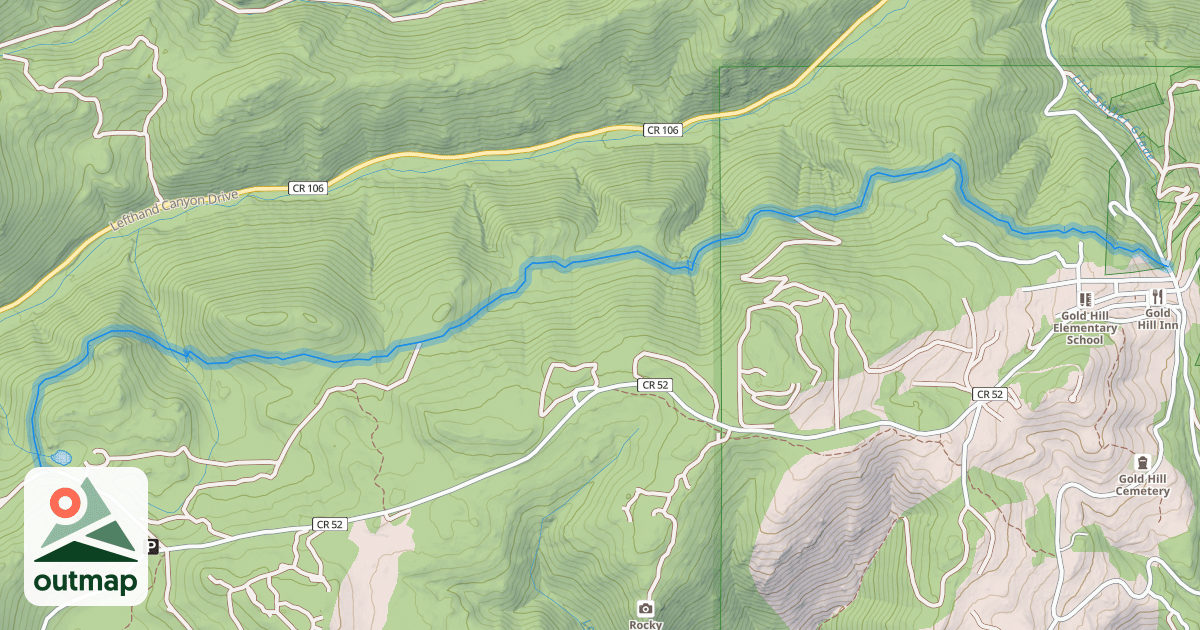 Map of North Trail
