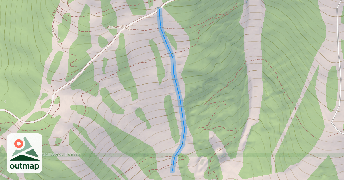 Map of Mully's Moguls