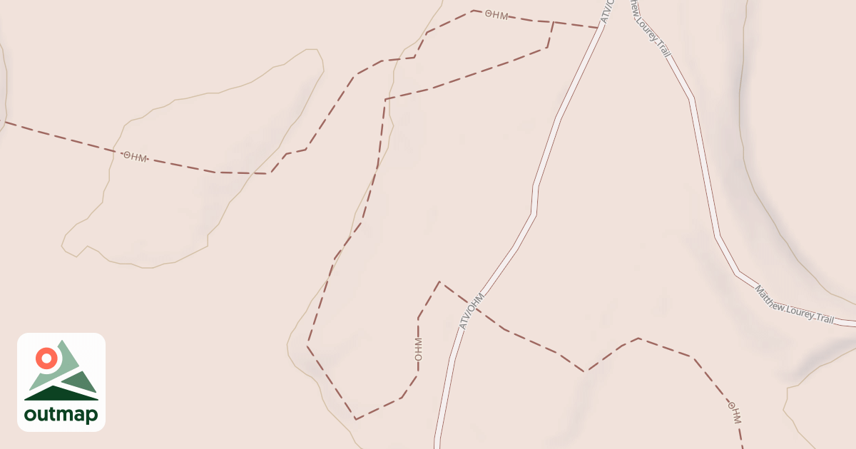 Map of Straight Arrows Trail