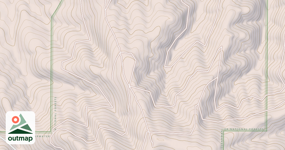 Map of UPPER CRANE POINT