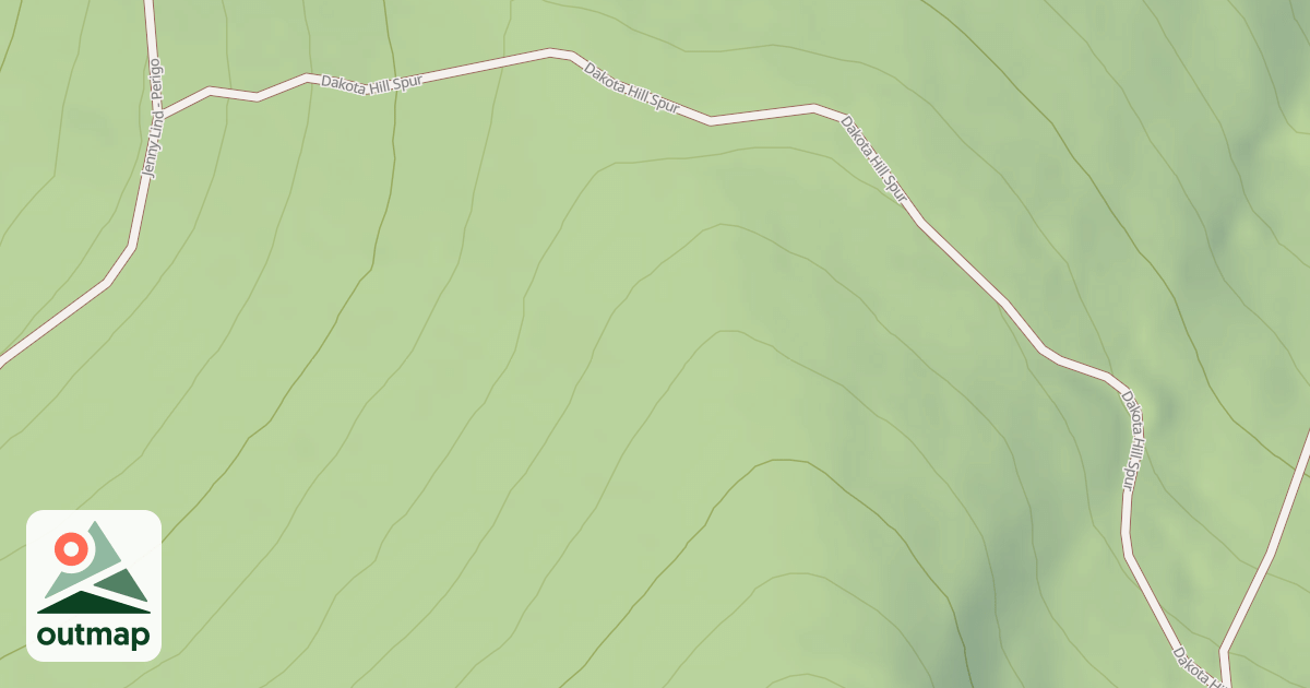 Map of DAKOTA HILL SPUR