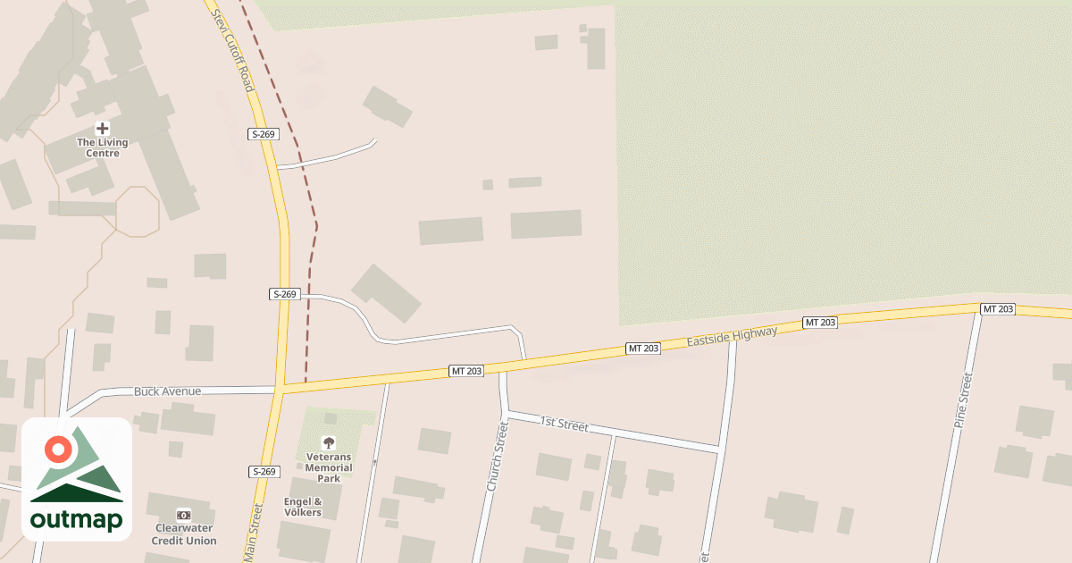 Map of (FDR) STEVENSVILLE RANGER STA
