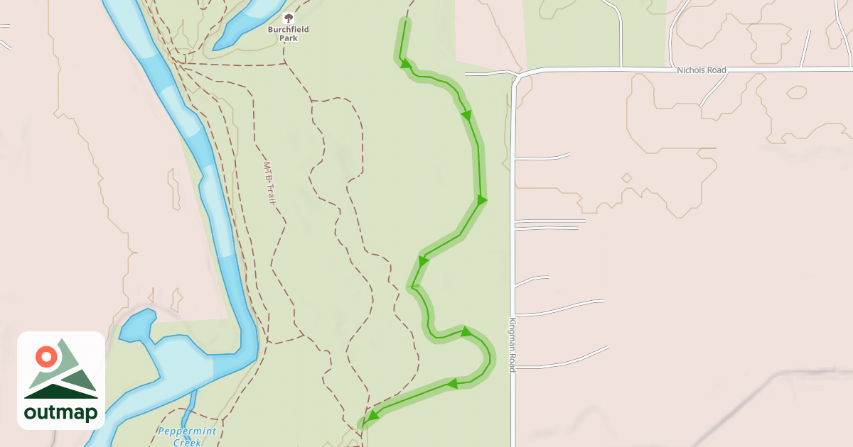 Map of MTB Trail