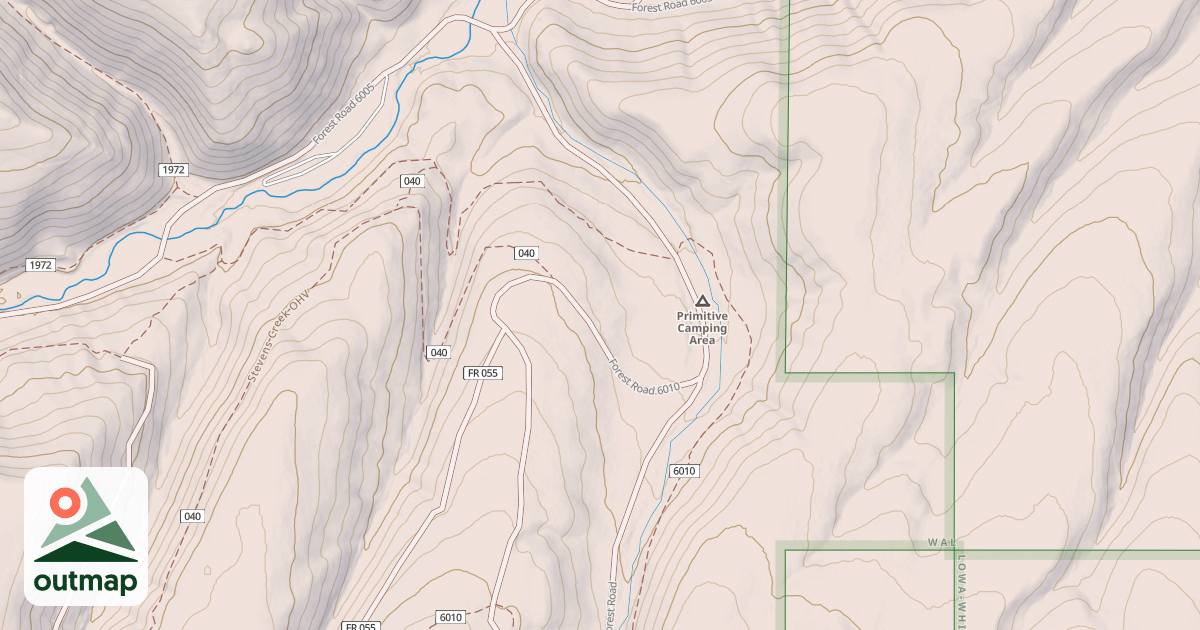 Map of USFS National Forest System Roads {29031E94-AF73-4144-B2F8-2903DAC0D9BD}