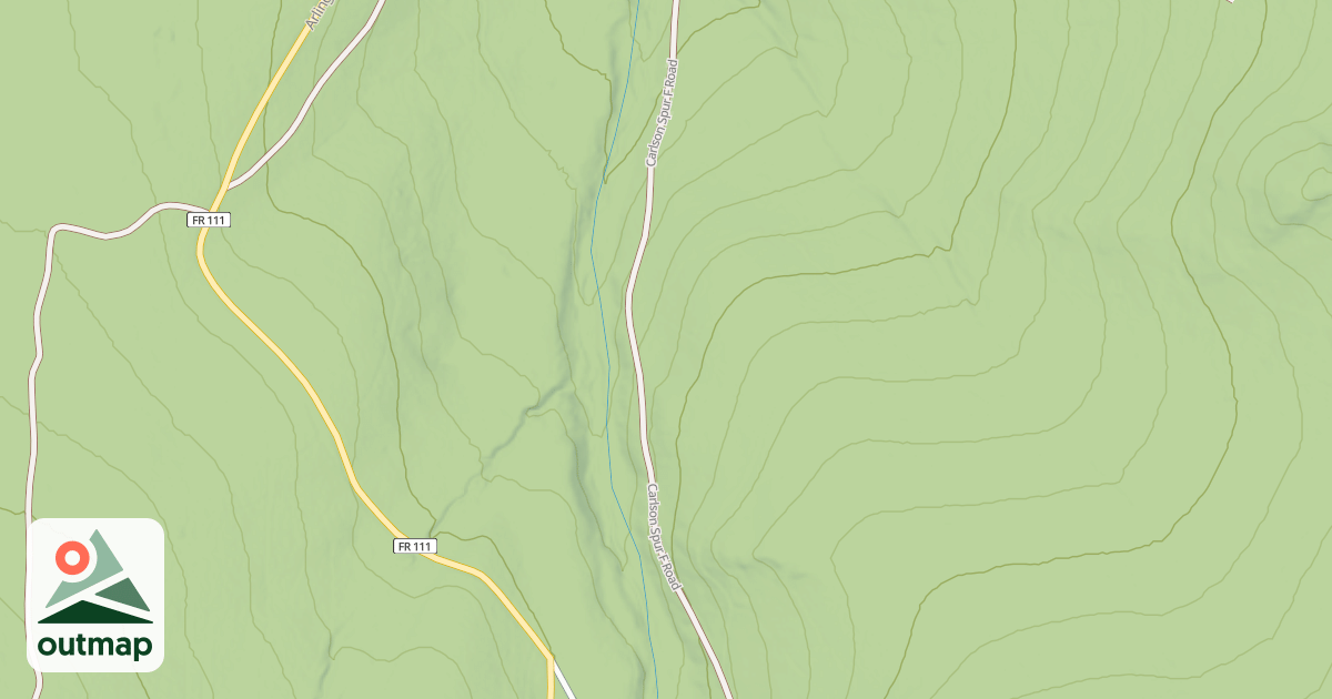Map of CARLSON SPUR F