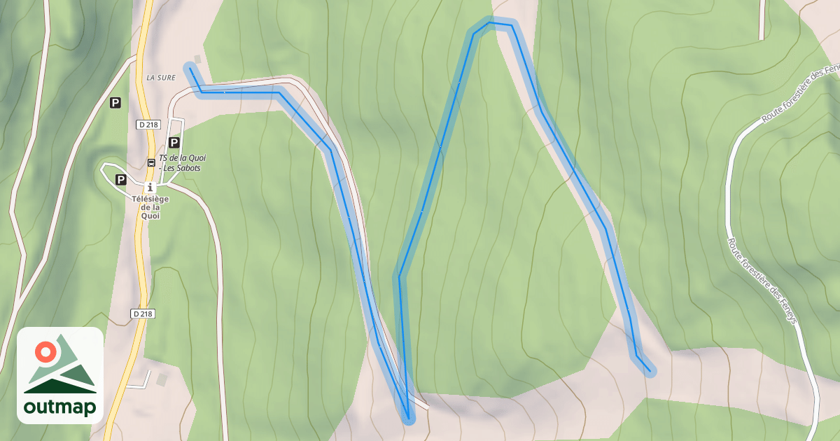 Map of Scialet