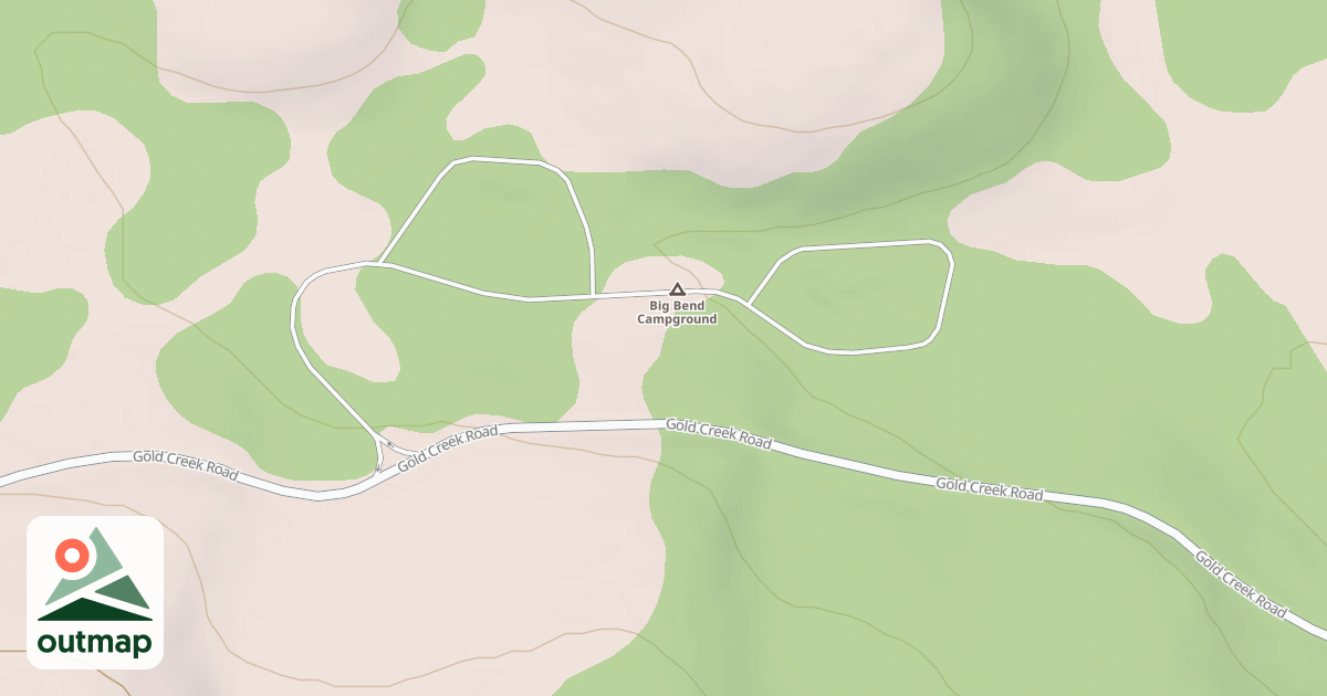 Map of BIG BEND CG