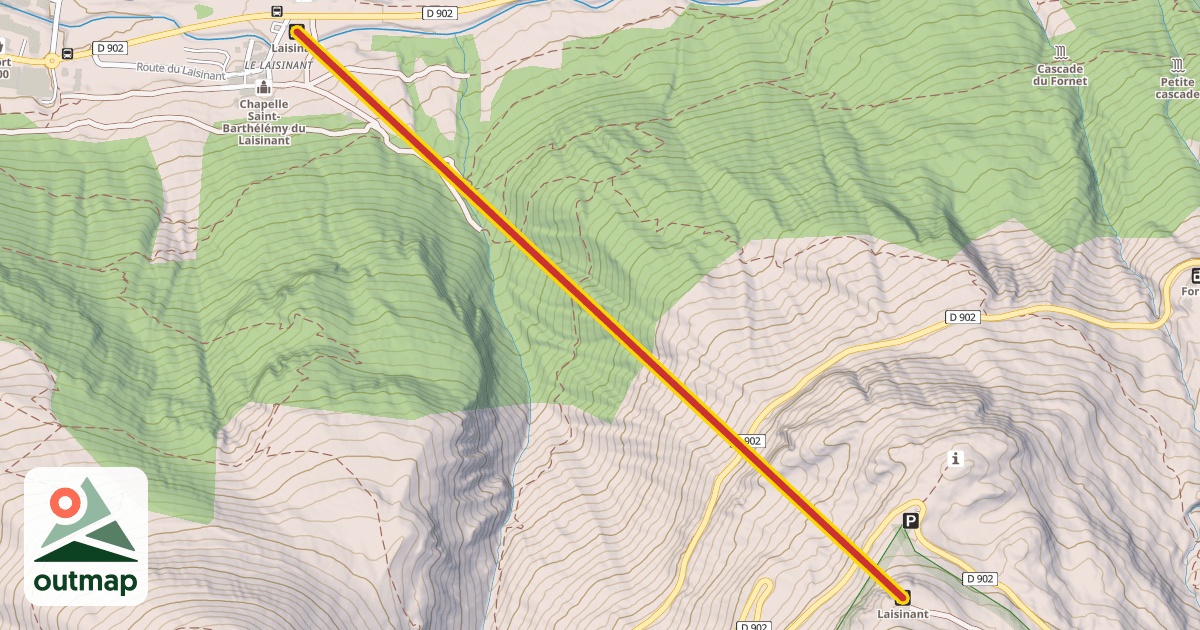 Map of Laisinant