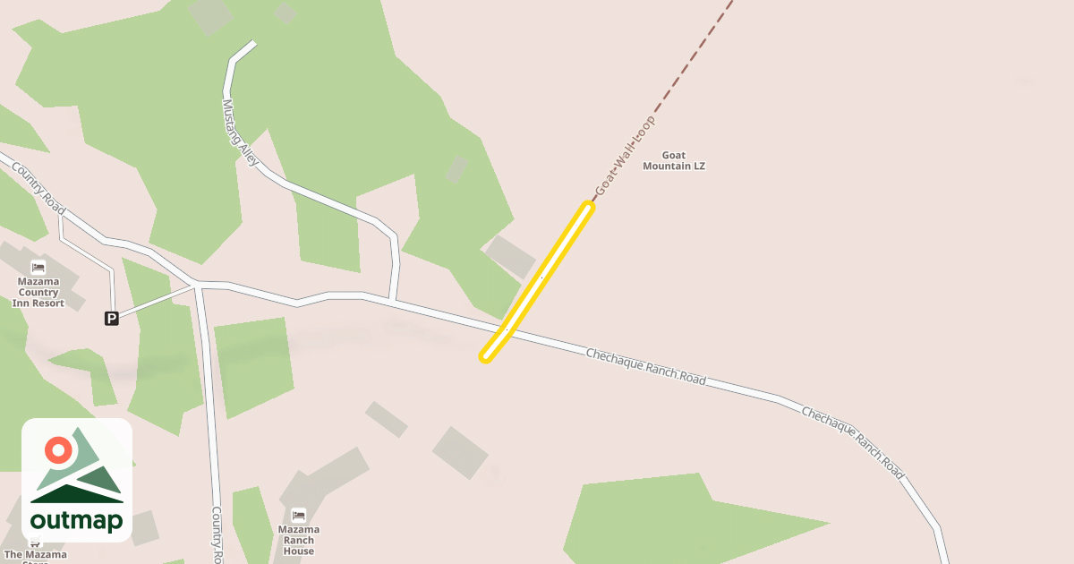 Map of Goat Wall Loop