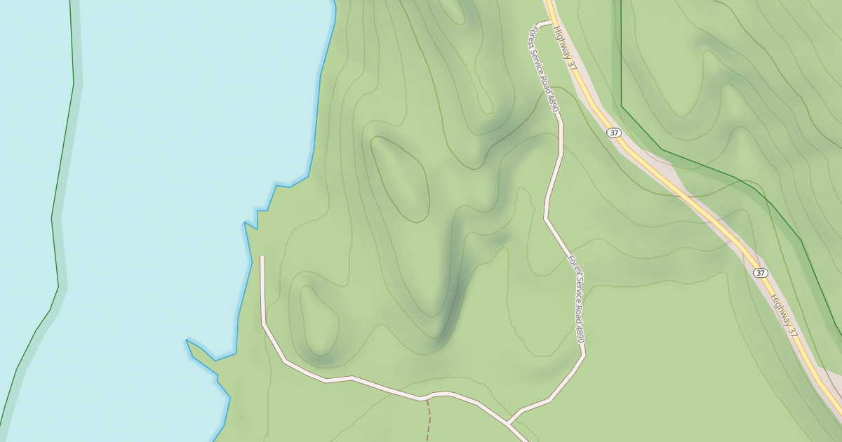 Map preview of CANYON CR. ACCESS