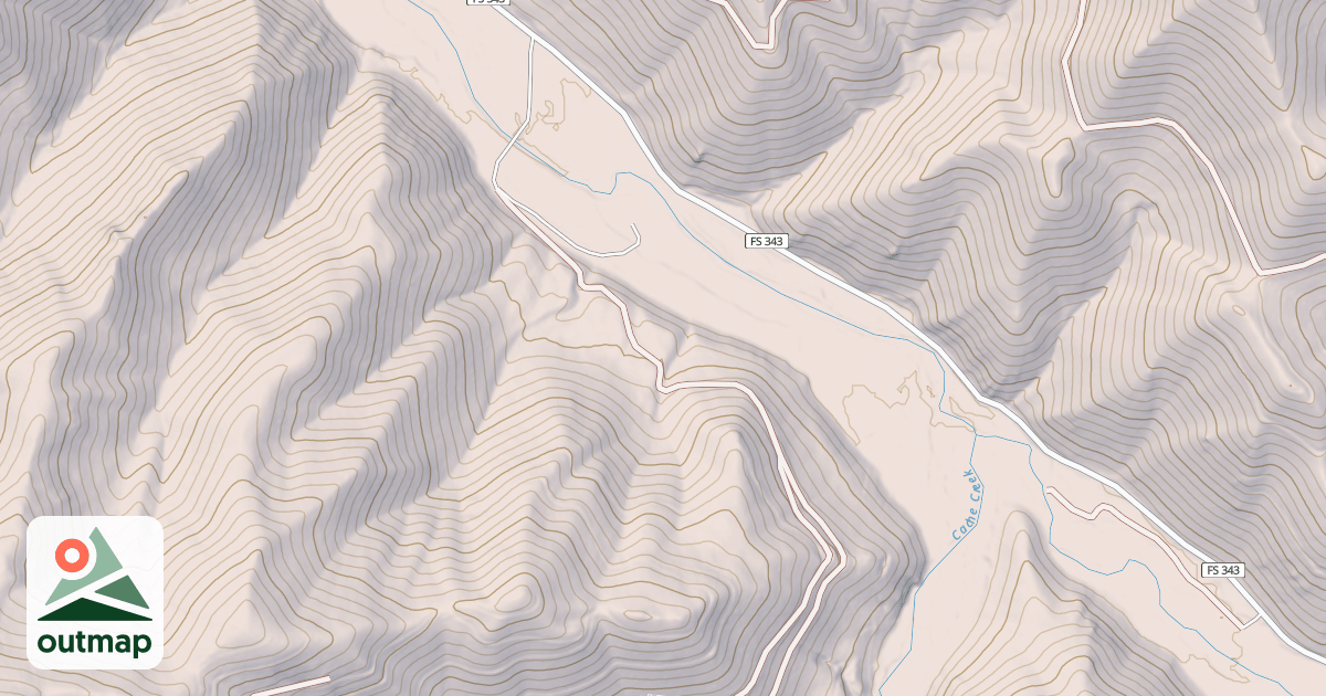 Map of MONTANA CREEK