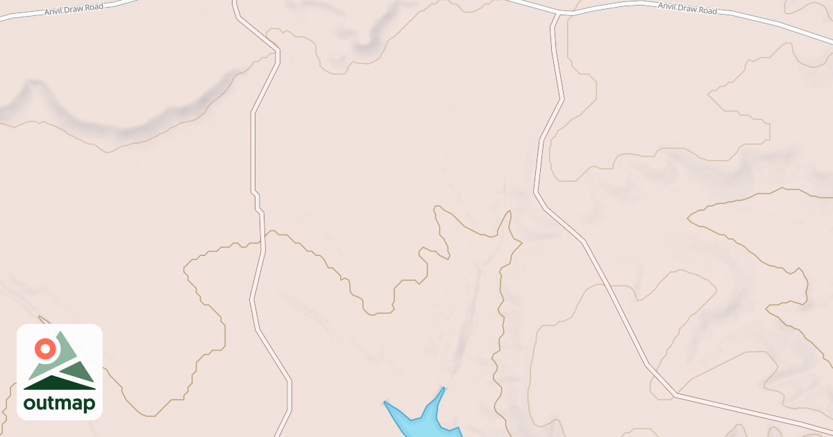 Map of ANVIL DRAW SPUR M