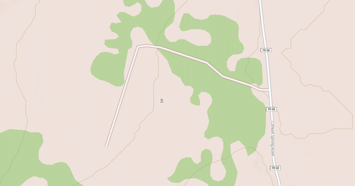 Map preview of USFS National Forest System Roads {1923C135-8356-4AC9-8AD2-00F2D3B6BDF0}