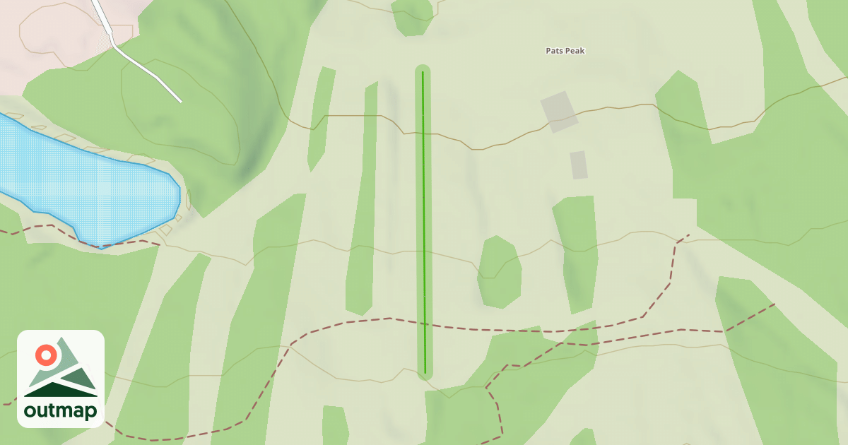 Map of Tubing Park at Gusty