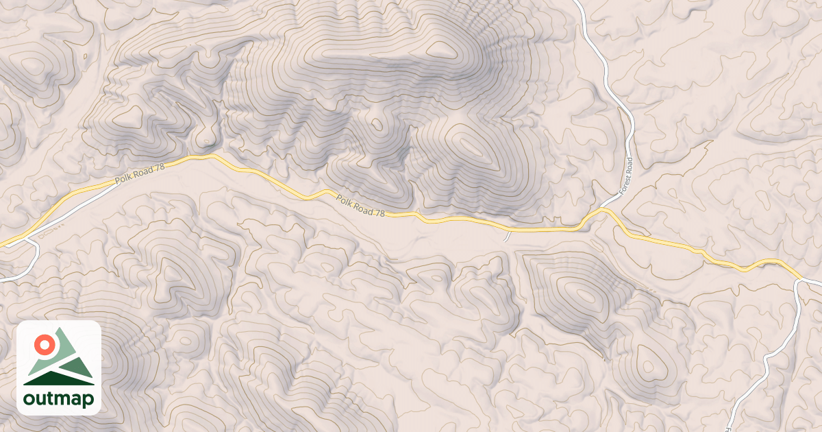Map of TWO MILE