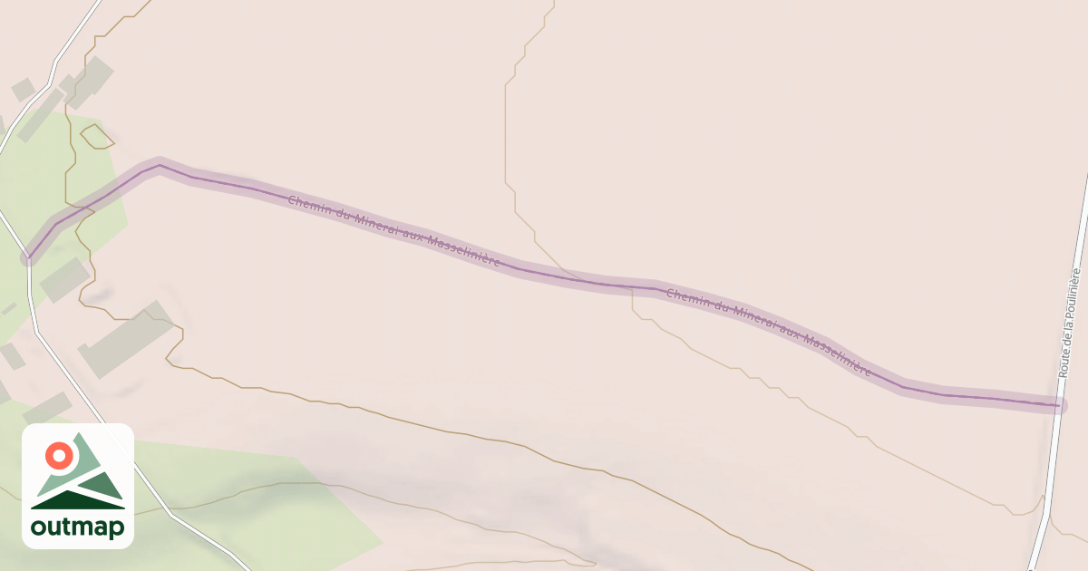 Map of Chemin du Minerai aux Masselinière