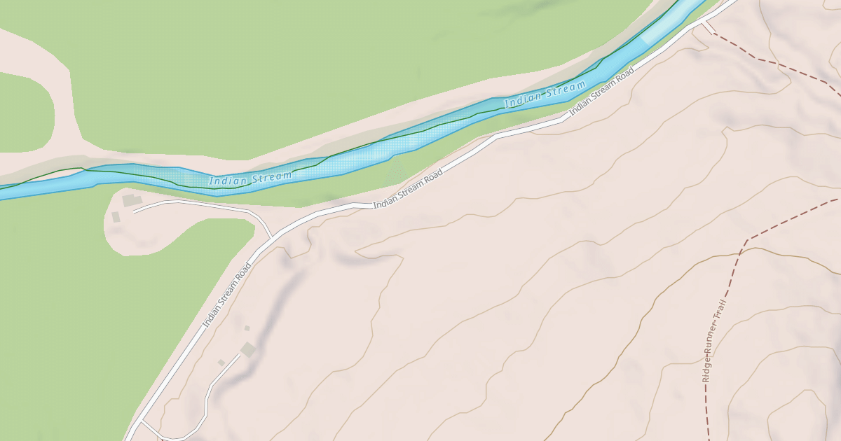 Map preview of Indian Stream Rd