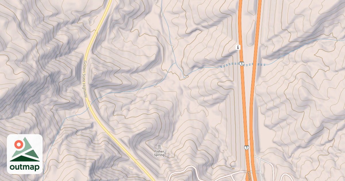 Map of FISHER SPRING RD