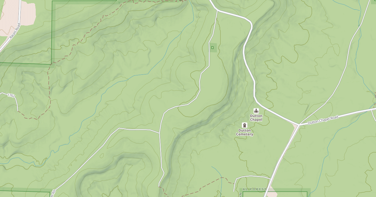 Map preview of LUSK BRANCH RD