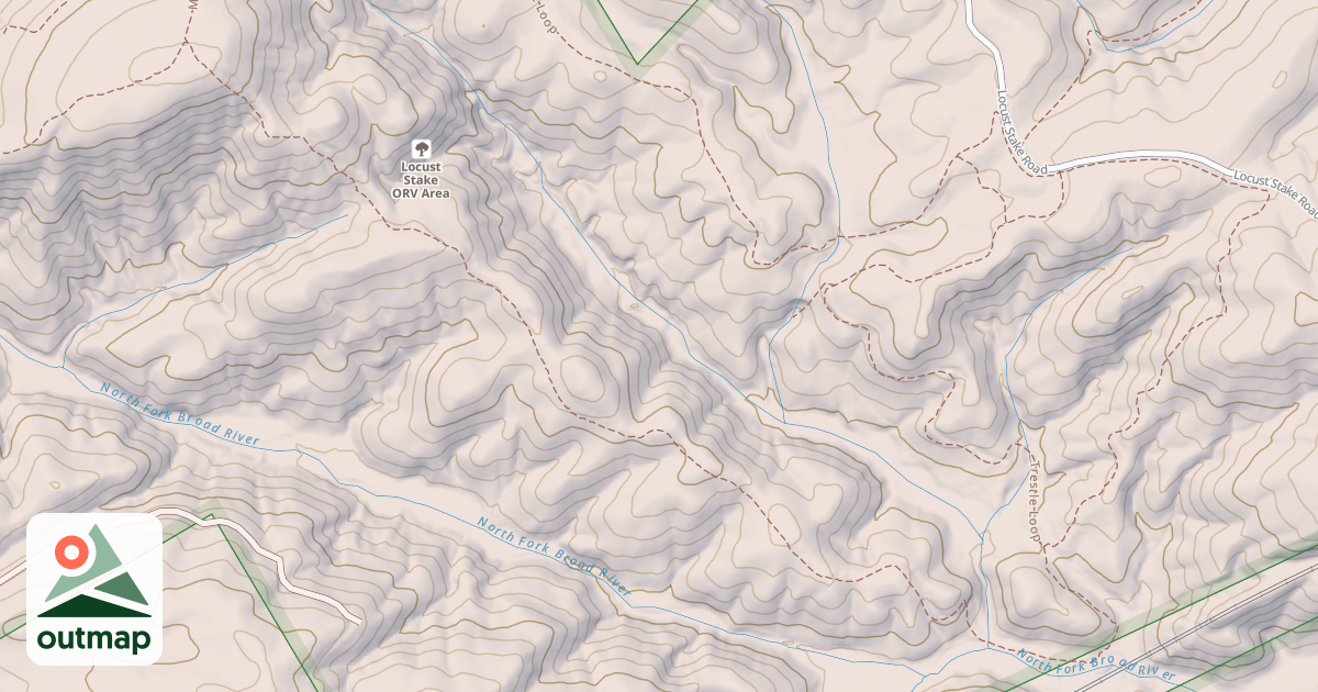 Map of Trestle Loop