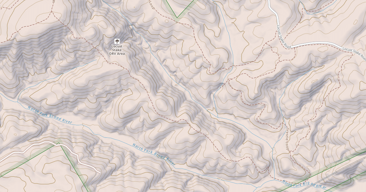 Map preview of Trestle Loop