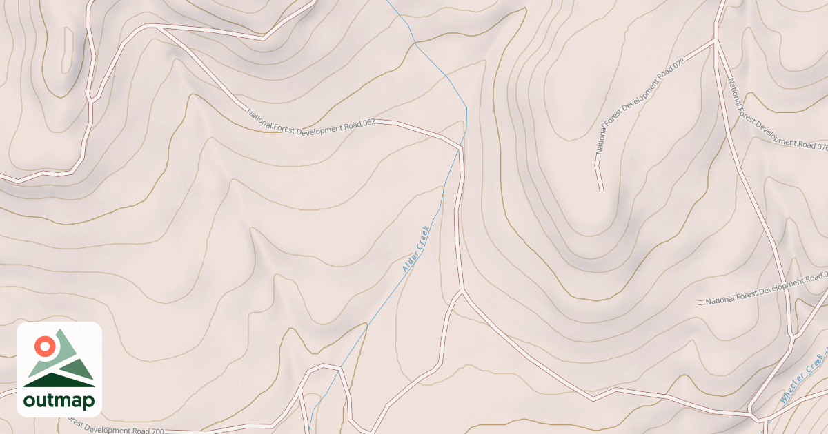 Map of USFS Motor Vehicle Use Map Roads {BB140EC3-FA31-4259-9598-4AF70307D0B1}