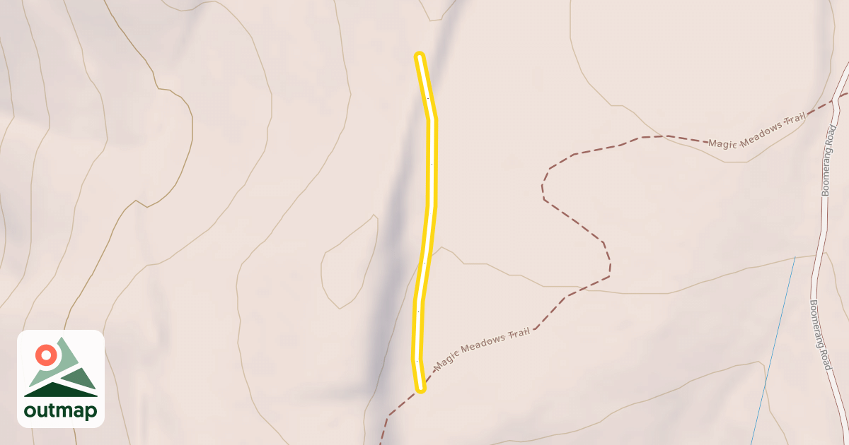 Map of Magic Meadow Loop