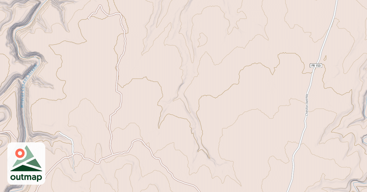 Map of USFS National Forest System Roads {3386476B-8123-412C-8A41-3835FFF4A0FB}