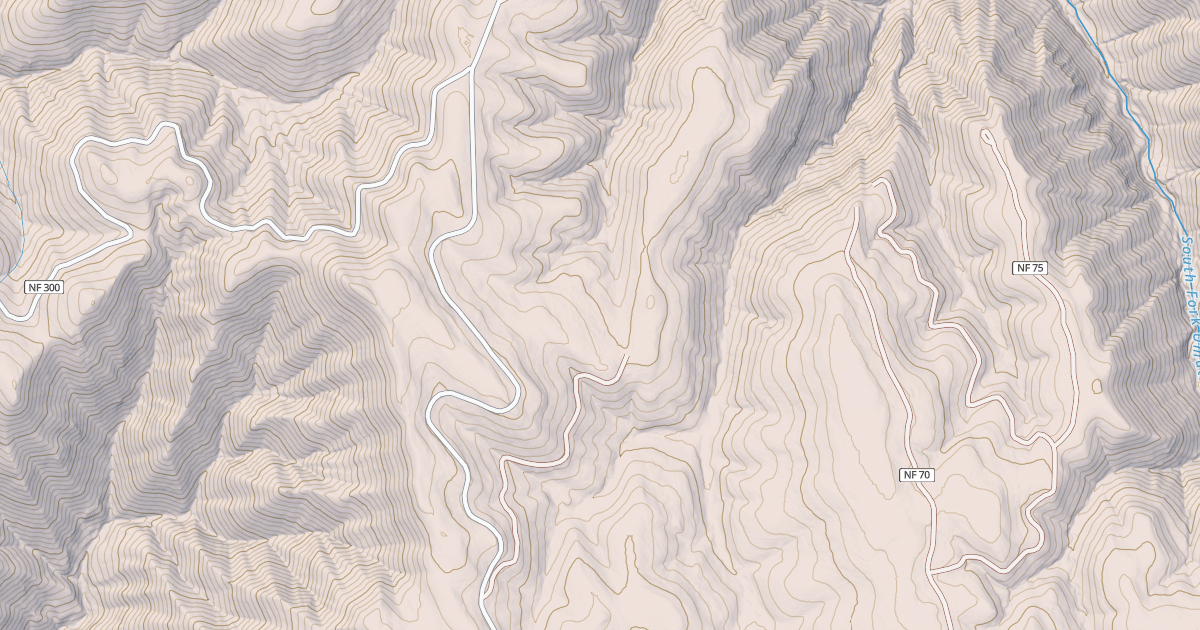 Map preview of USFS Motor Vehicle Use Map Roads {42E80F1D-D2BC-42B3-BA97-FB1594A7C85A}