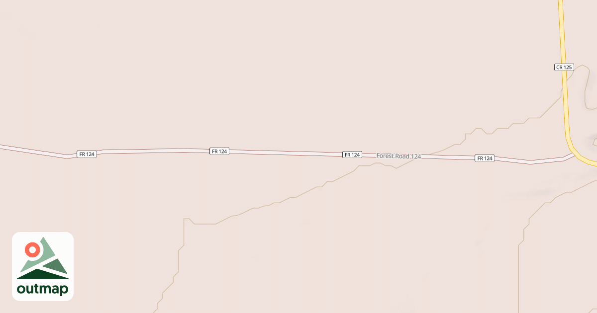 Map of ROAD 124