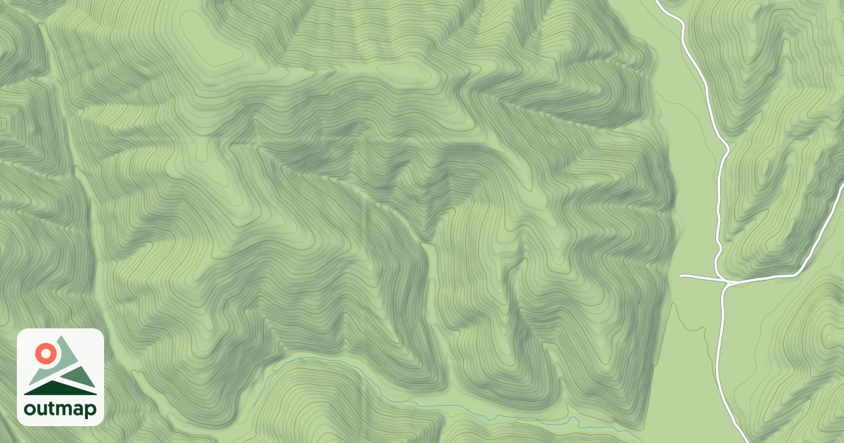 Map of Larch Mountain