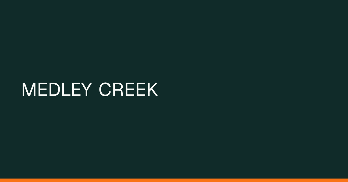 Map preview of MEDLEY CREEK