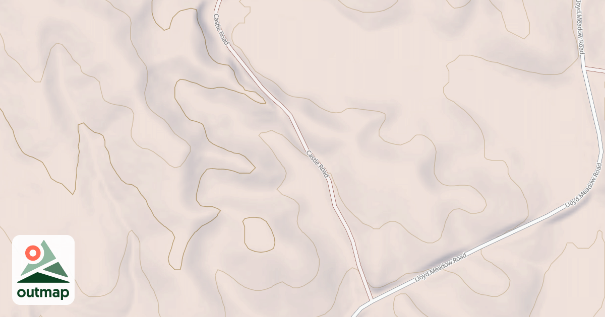 Map of CASTLE RD