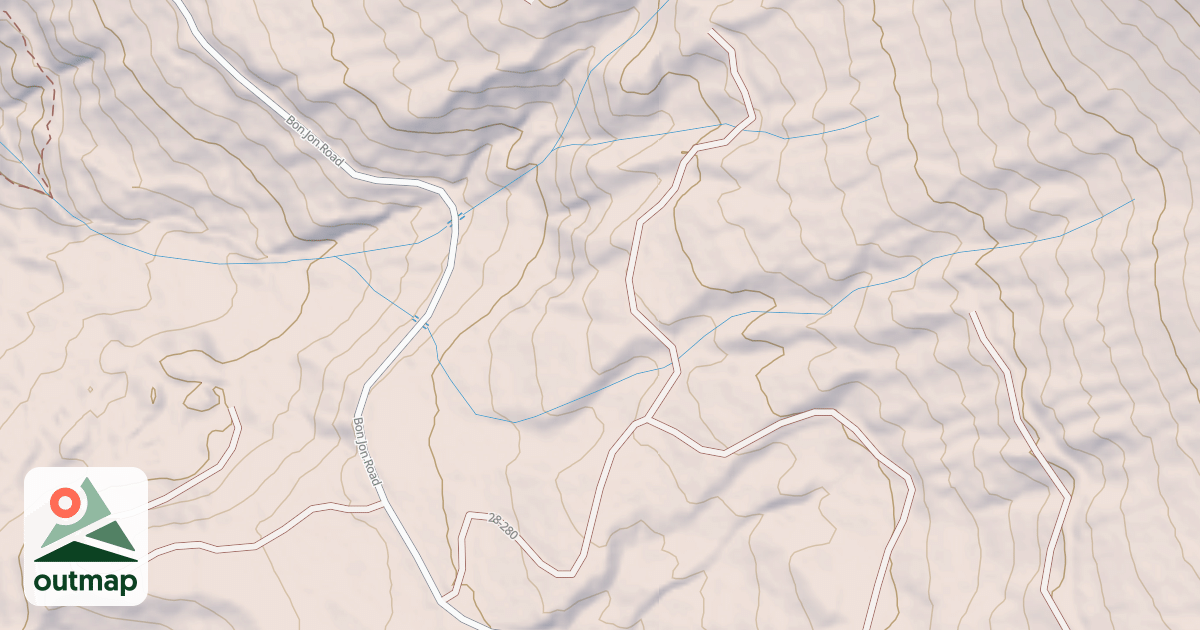 Map of USFS National Forest System Roads {36ED85CE-90BF-43B9-A748-681FBEC065F8}