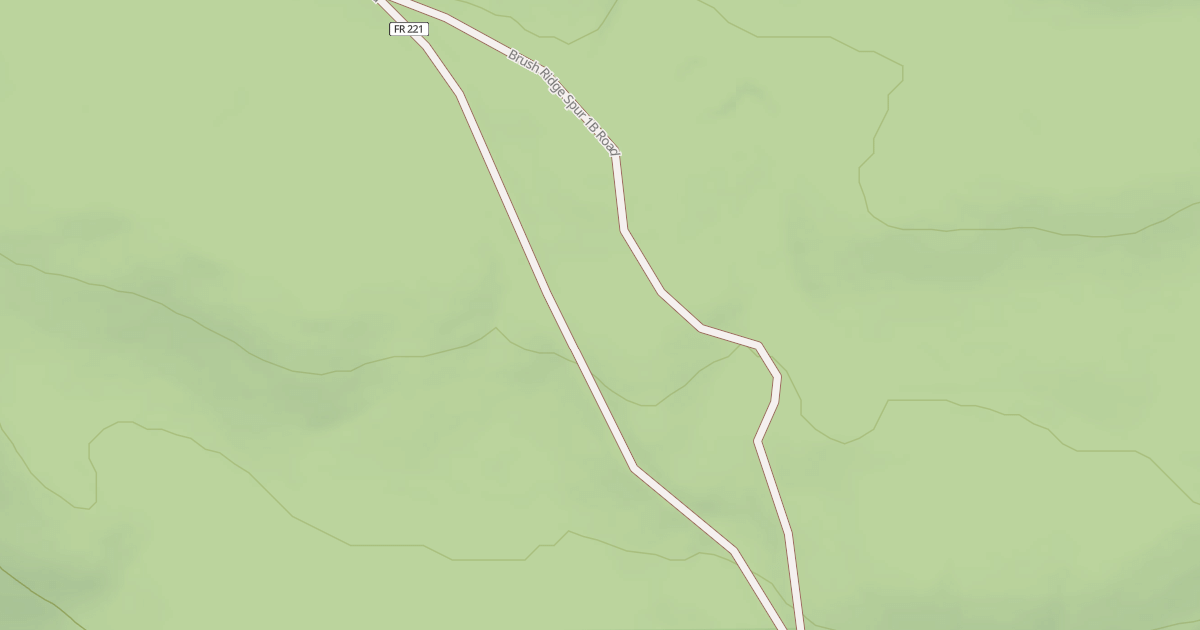 Map preview of BRUSH RIDGE SPUR 1B