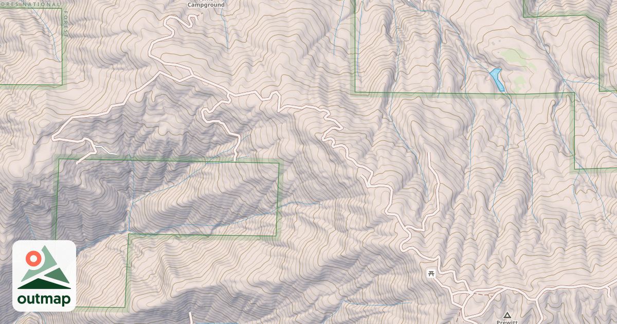 Map of ALMS RIDGE CG.
