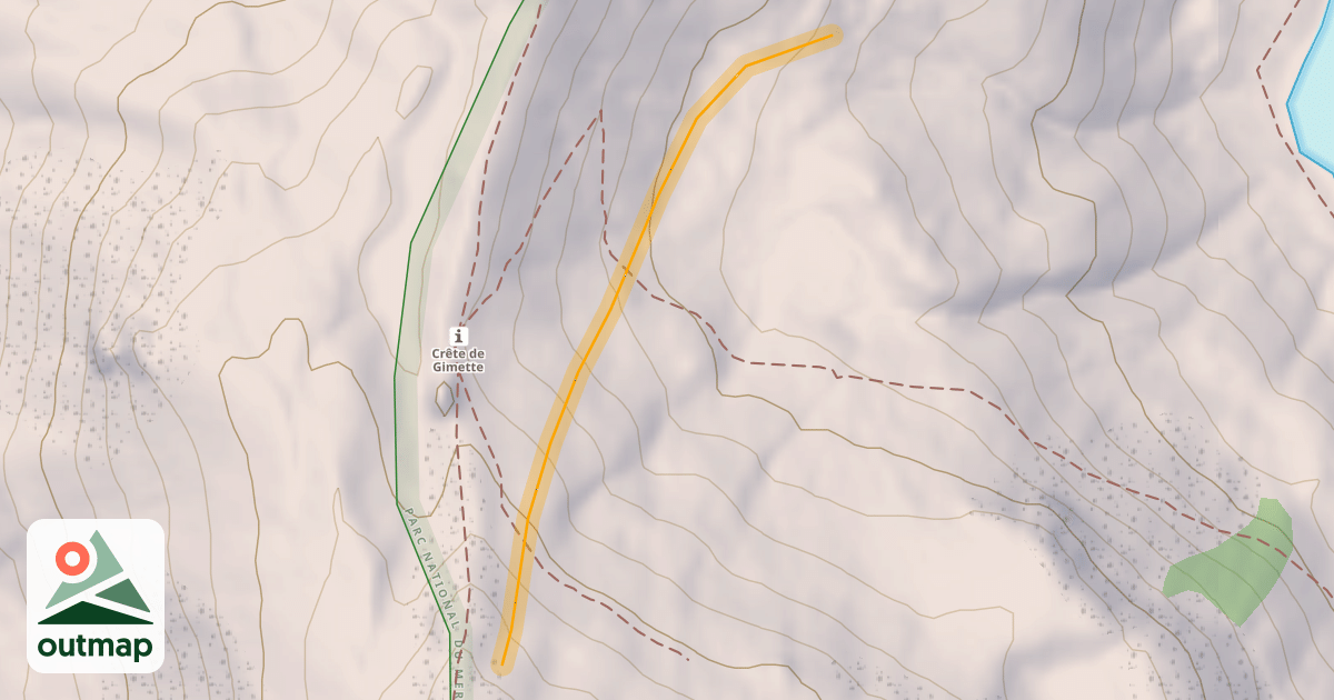 Map of Marmottes Hors Piste