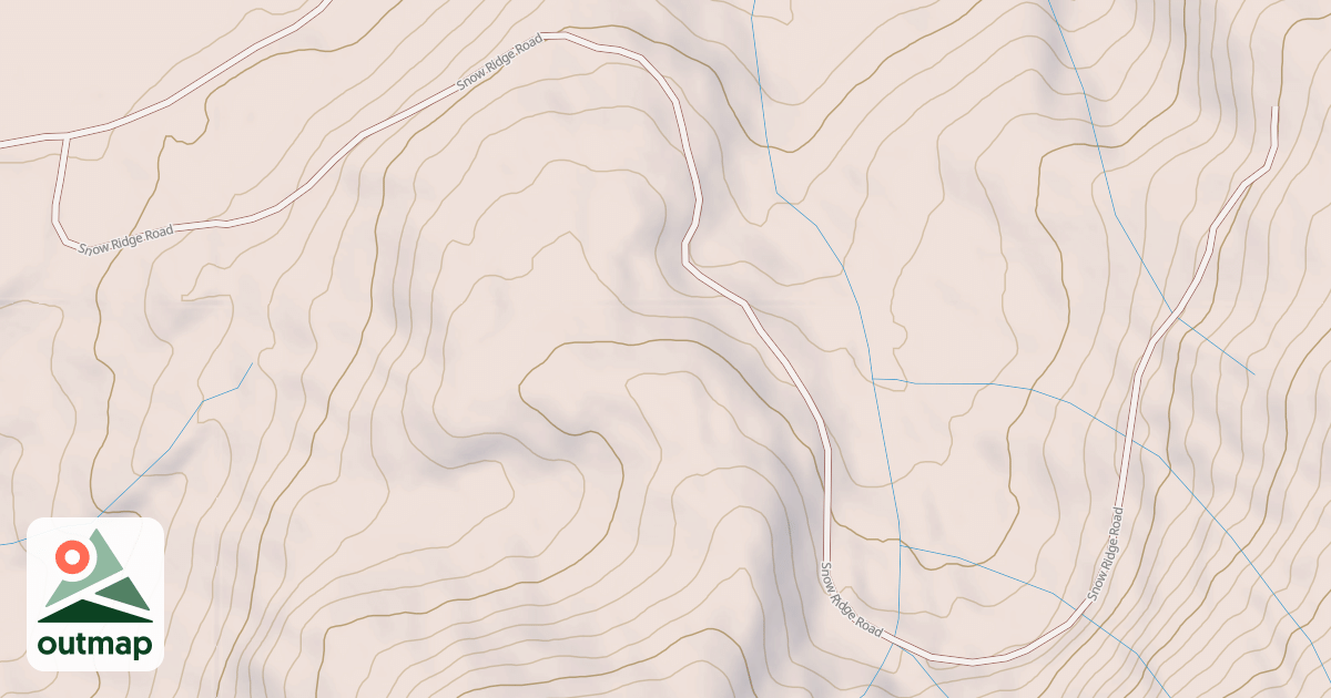 Map of SNOW RIDGE