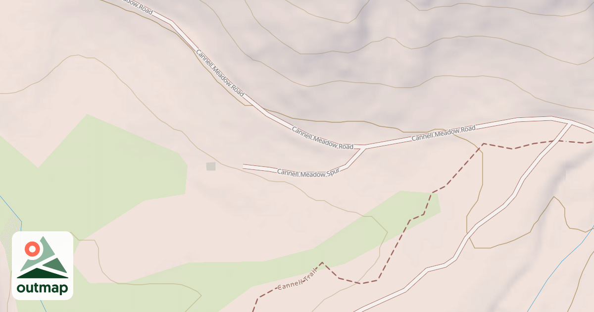 Map of CANNELL MEADOW