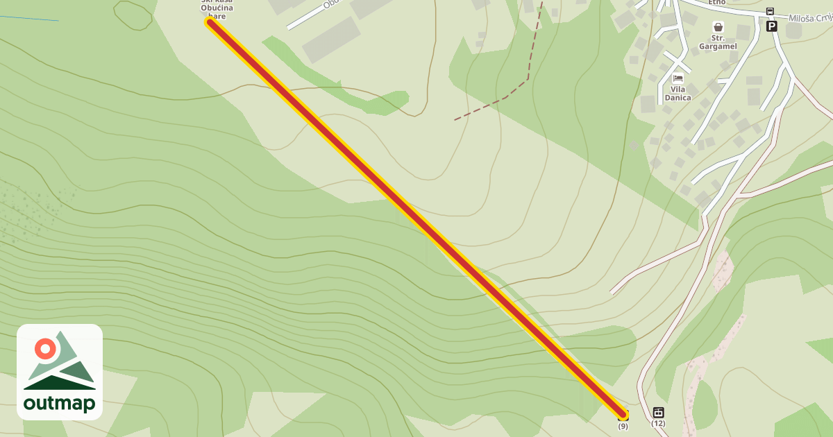 Map of (9) Trnovo šestosjed