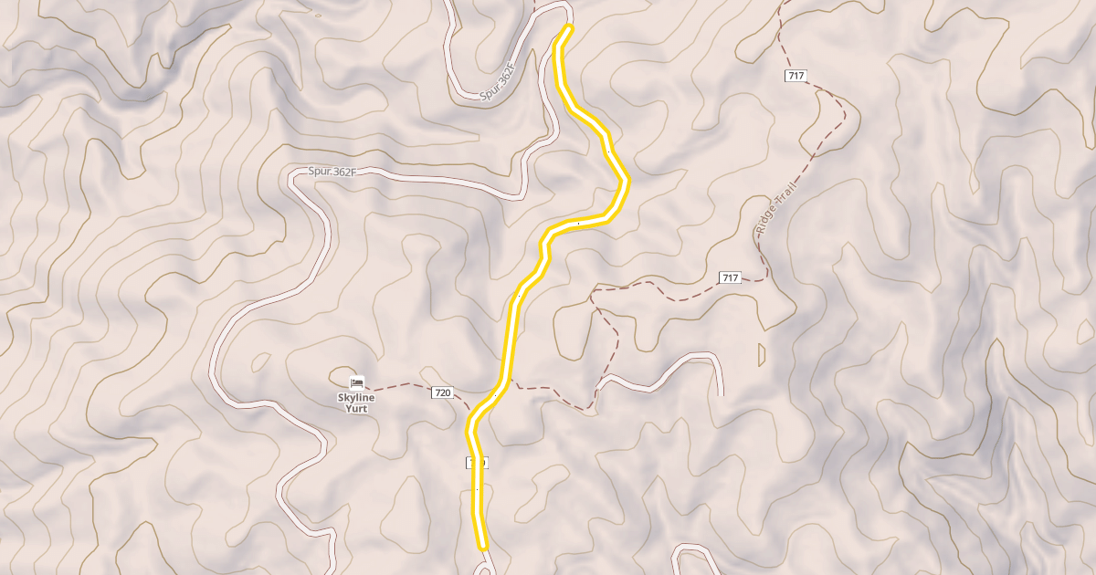 Map preview of Skyline Trail