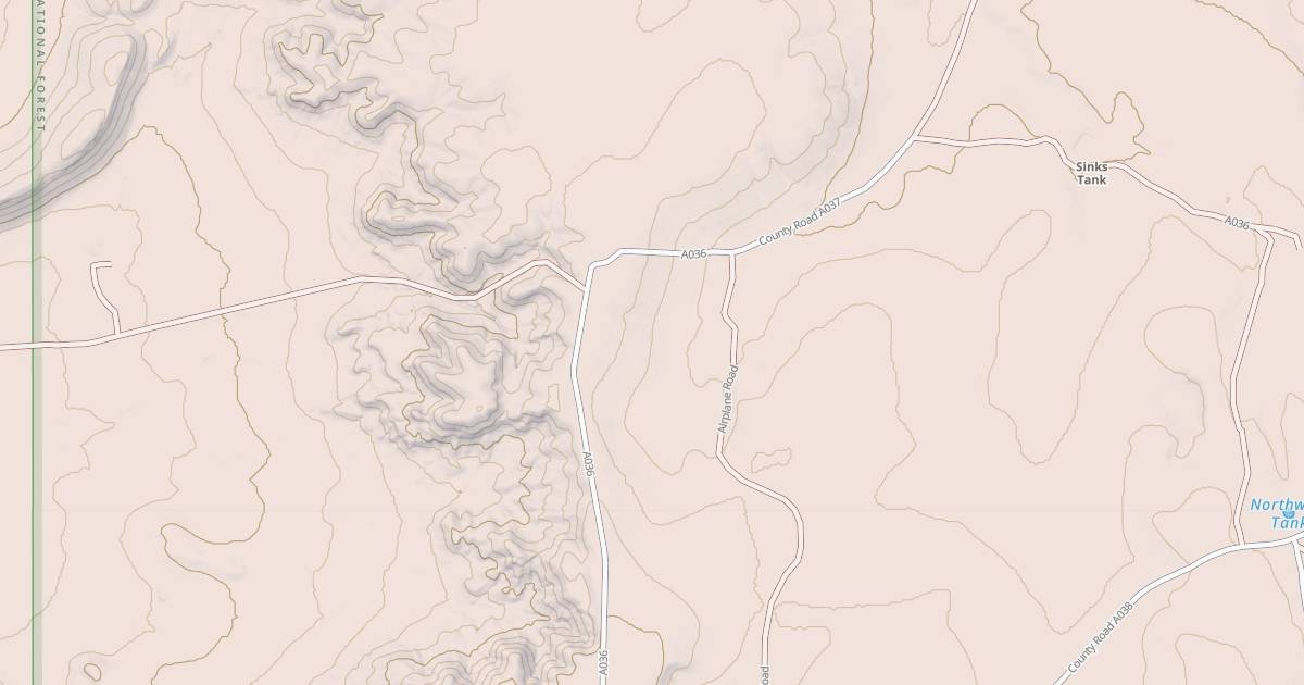 Map preview of USFS National Forest System Roads {09B40DFC-0F62-451B-8DA1-C62572983AF5}