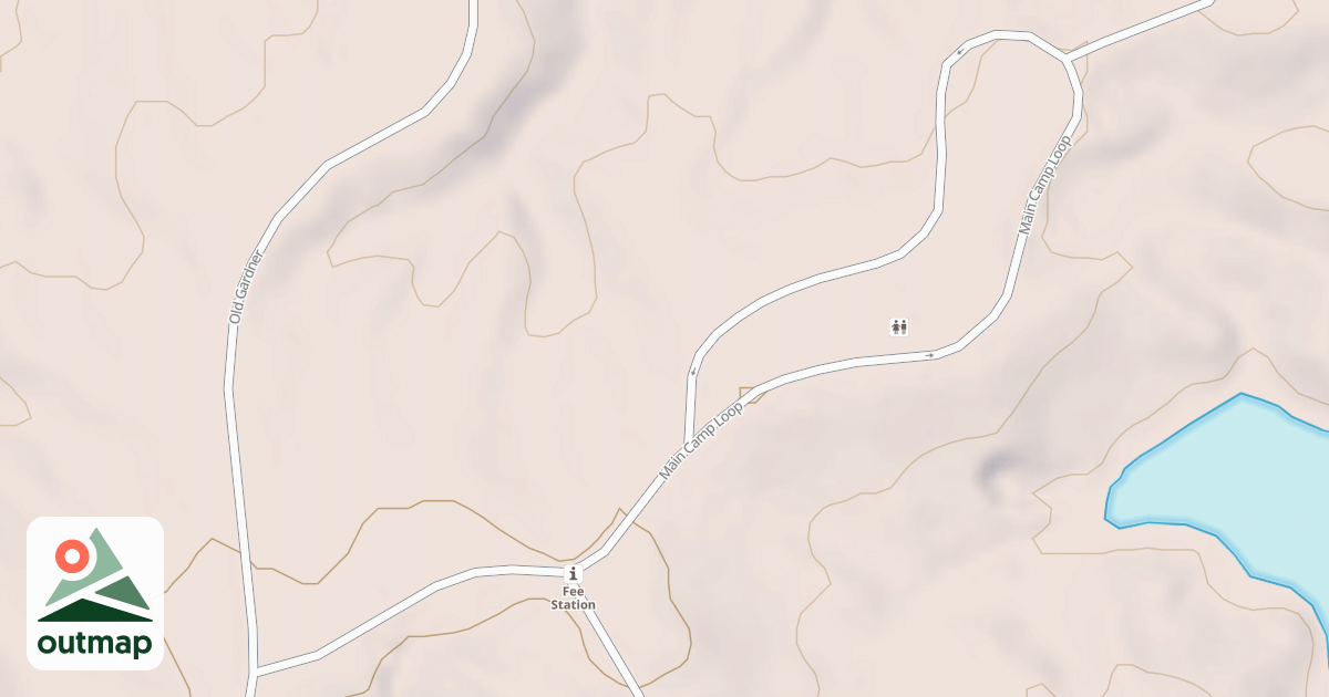 Map of MAIN CAMP LOOP