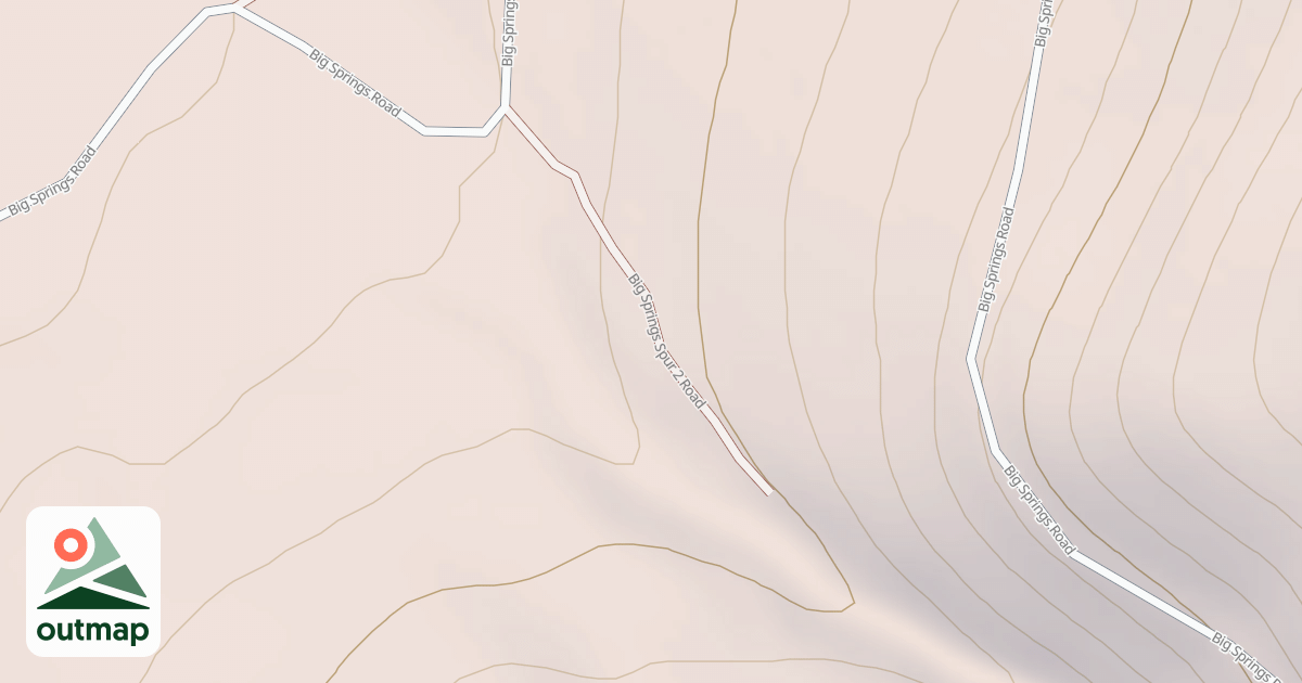 Map of BIG SPRINGS SPUR 2
