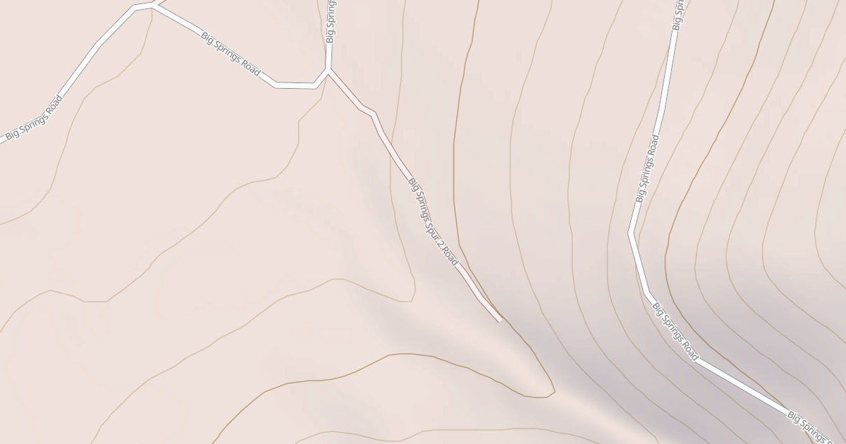 Map preview of BIG SPRINGS SPUR 2